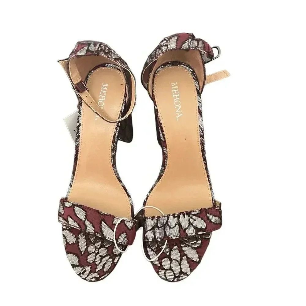 Merona Burgundy/LuLu Women Heels Size 6.5